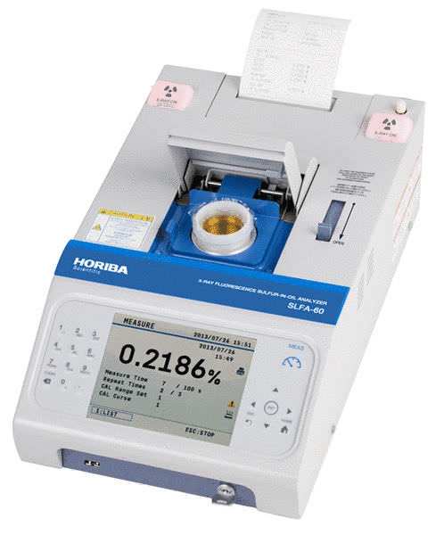 دستگاه تعیین میزان سولفور کل فراورده های نفتی به روش EDXRF مدل SLFA60 کمپانی Horiba ژاپن