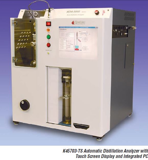 دستگاه تقطیر در اتمسفر اتوماتیک فرآورده های نفتی سری ADA 5000 کمپانی Koehler امریکا